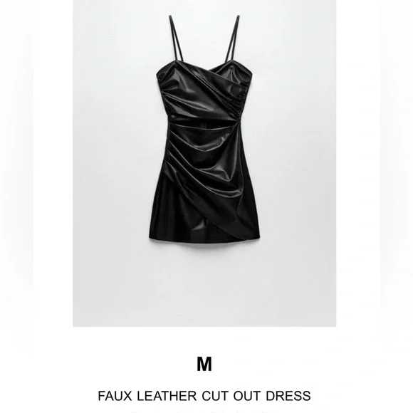 slim fit dress slacks Akira She's Different Cut Out Faux Leather Mini Dress | Burgundy